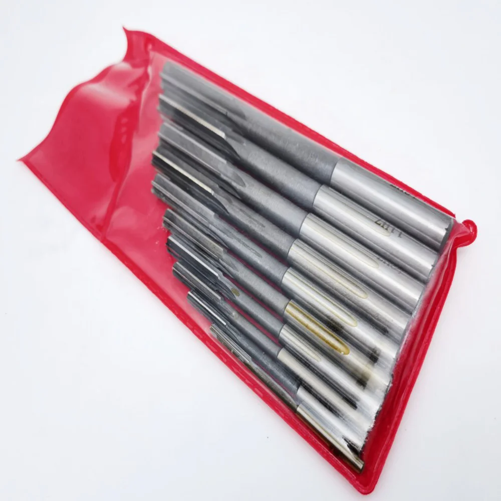 HSS Straight Shank Machine Reamer Set | 4/6/8/10pcs Kit | 2-12mm H7/H8 Precision | Factory Direct