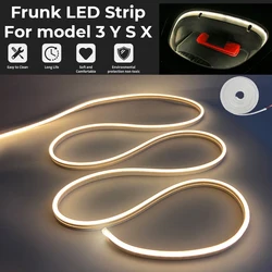 5M Frunk Brighten LED Strip Modified Lighting For Tesla Model 3 Y S X Car Front Trunk Light LED Tube Universal Silicone Light
