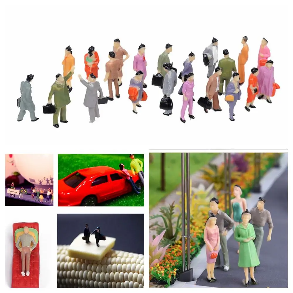 10/30/50 قطعة 1:25/1:30/1:50/1:75 مقياس مختلط اللون تشكل الركاب شخصية نموذج الناس أرقام البلاستيك الناس مقياس نموذج