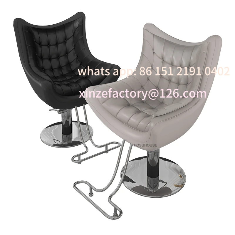 

Customizable Steel Barber Chairs Hair Salon Special Perm and Dyeing Chair European Salon Furniture Home Haird