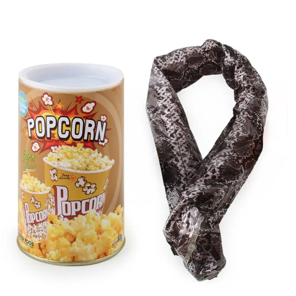 

Spoof Jokes Reusable Fake Snake Toys Jump Magic Tricks Popcorn Can April Fool Day Prank Toy Spring Snake Party Decoration