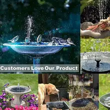 Mini Solar Fountain for Garden and Pond #3