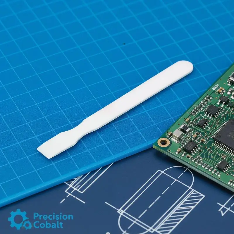 Insulated Thin Ceramic Scraper, BGA Solder Paste Spatula, Motherboard Chip Repair Stirring & Tin Planting Scraper