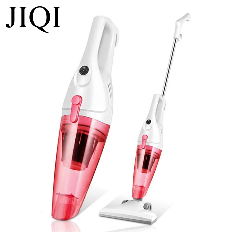 JIQI Vacuum cleaner home ultra quiet hand-held small power carpet small power 0.8L 600W Three kinds of  head