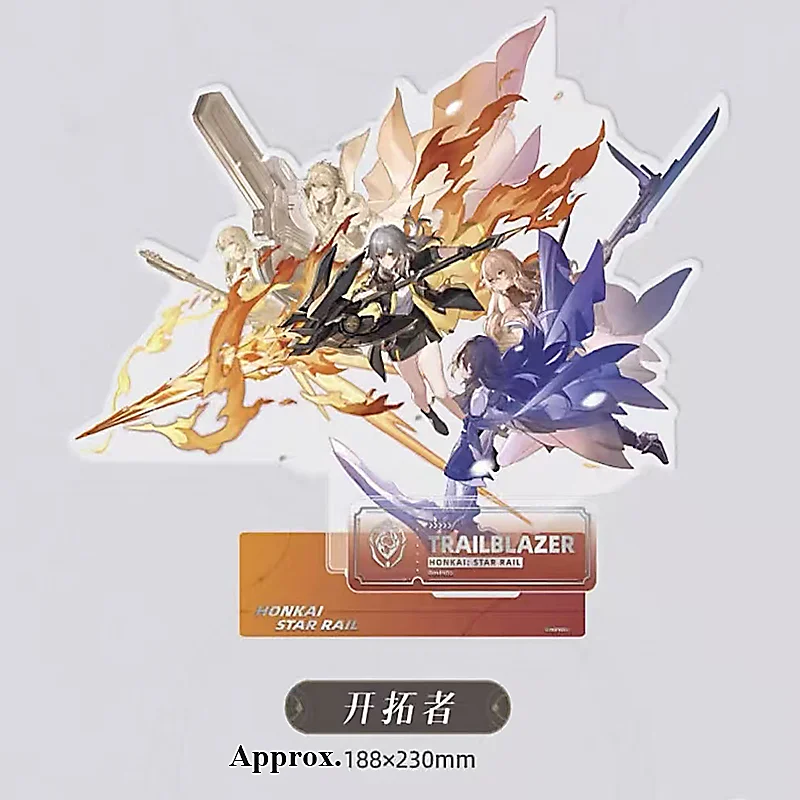 Honkai Star Rail Anime Collectible Merch Preservation Path Female MC Acrylic Character Standee, Halloween Special Benefit