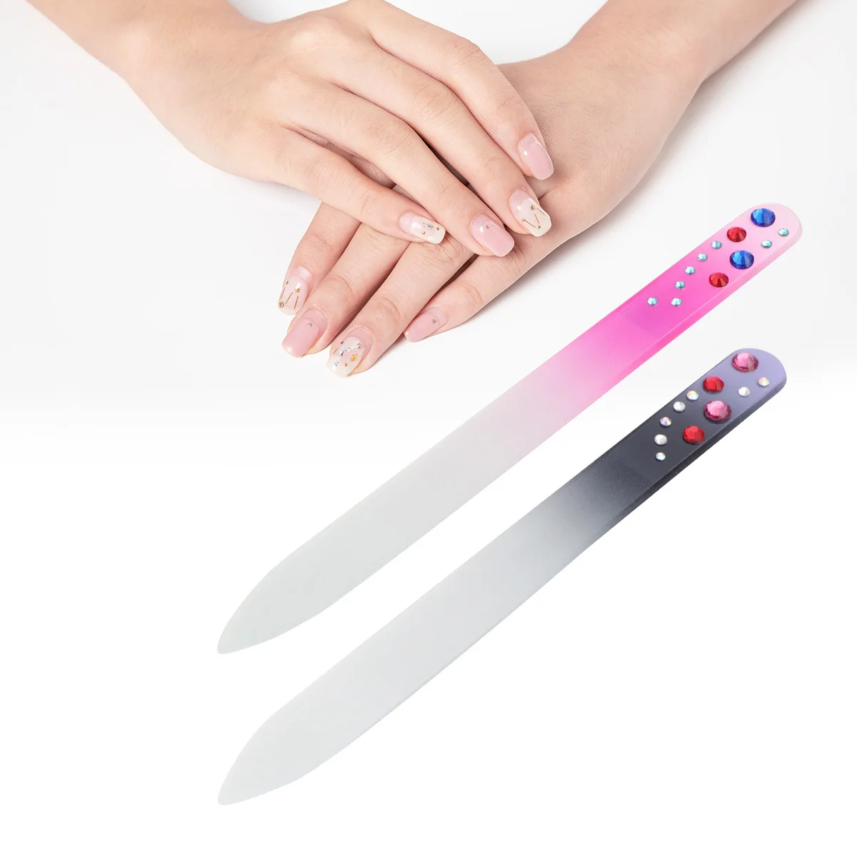 

2 Pcs Buffers Nail Manicure Tools Files Finger Fingernail Care Supplies Pedicure