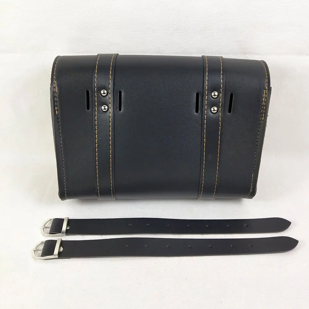 

Motorcycle Bag Large Capacity Waterproof Synthetic Saddlebags Retro Style Side Pouch for Motorbike Storage Daily