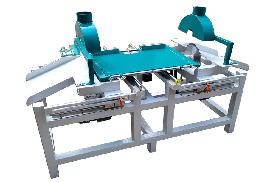 Dual-Headed Cutter For Woodworking Double-End Manual Bench Saw Woodentry Double-Saw Wood Cutting Machine