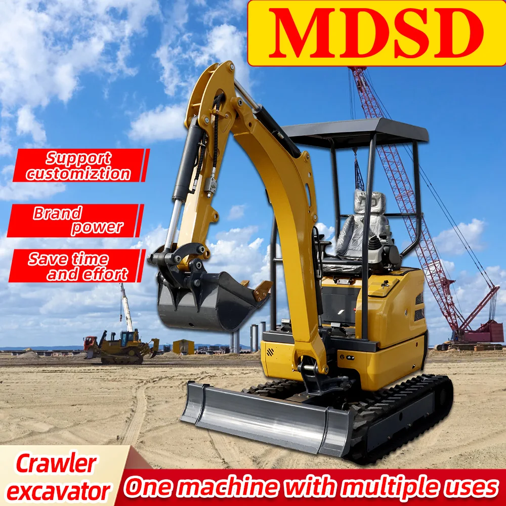 1.2Ton حفارة صغيرة متعددة الوظائف حفارة صغيرة 1.5 طن زاحف هيدروليكي أسعار حفار صغير تخصيص بيع التسليم السريع
