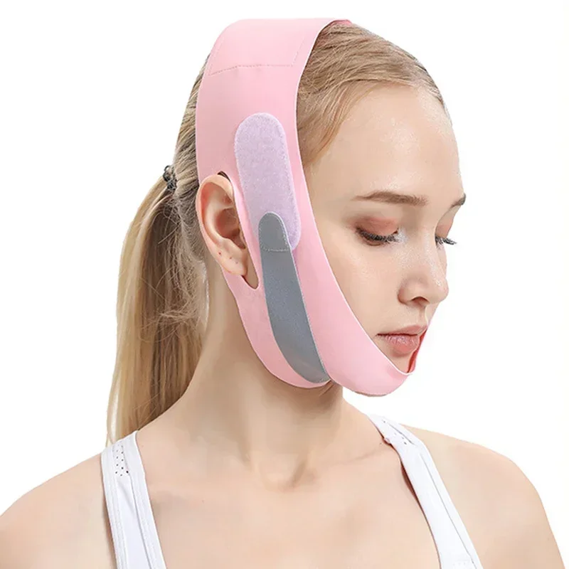 Pasek do liftingu twarzy dla kobiet V-Line Facial Lift Bandage Sculpt Bandage Double Chin Reducer Chin Up Slimming Strap Fixed Belt