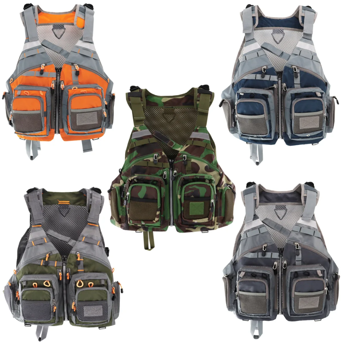 

Outdoor Activity Adjustable Back Vest Backpack Breathable Mesh Quick-drying Men's and Women's Universal Fishing Vest