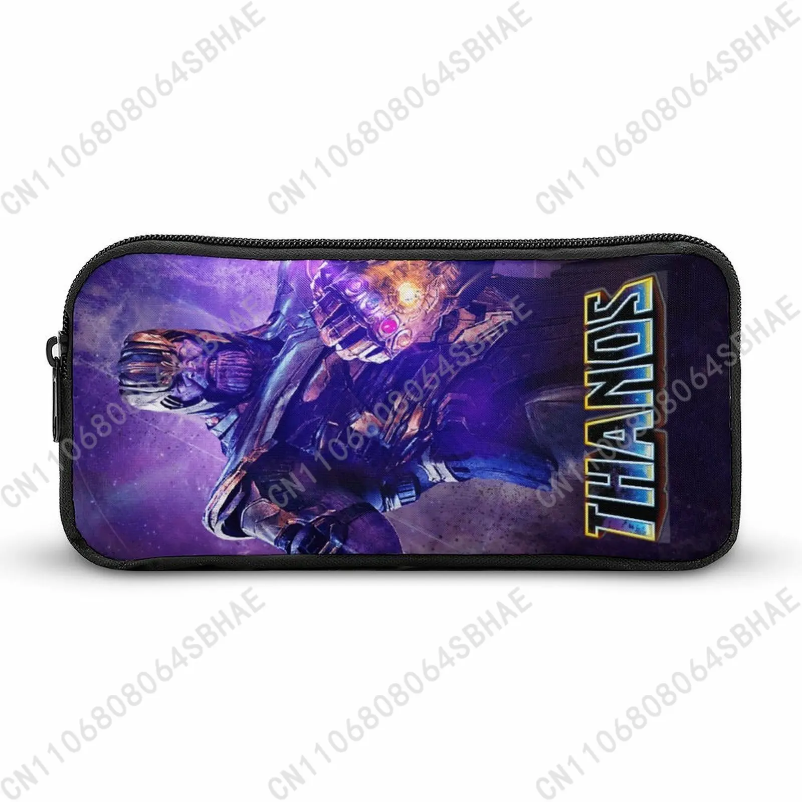 

Marvel Thanos Pencil Case Teens Custom Pattern Simple Pen Bag School Stationery Pouch Personalized Zipper Bag Cosplay