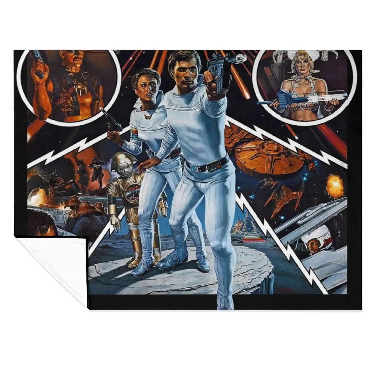 

Buck Rogers - Digital Art Throw Blanket christmas gifts Luxury Thicken Soft Big Warm Blankets