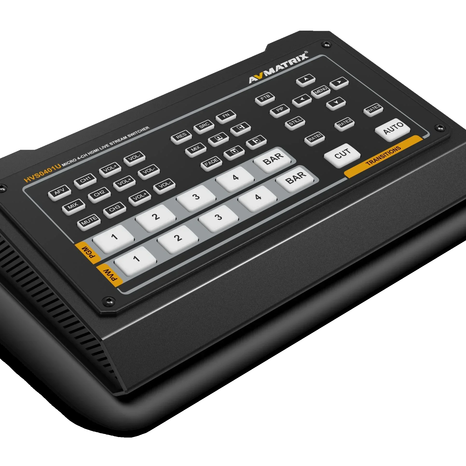 2026  HVS0401U 1080P MICRO 4-Channel HD MI/DP  Multi-format Video Live Broadcast Guide Switcher