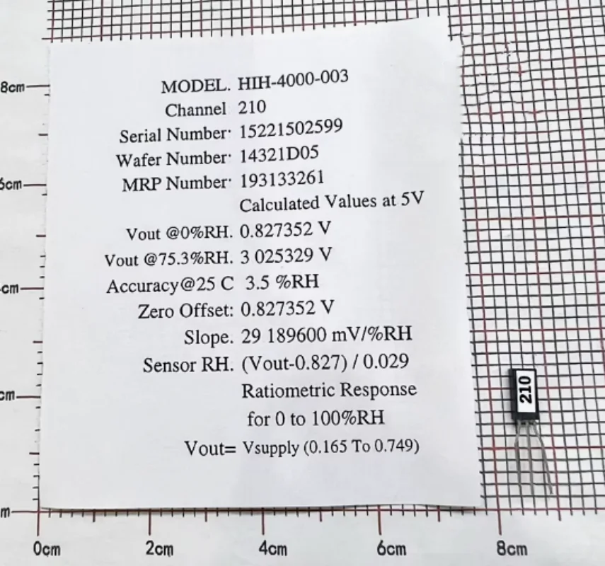 HIH4000-003 Temperature and humidity sensor detector 6130-021-001S 4010-003 5pcs