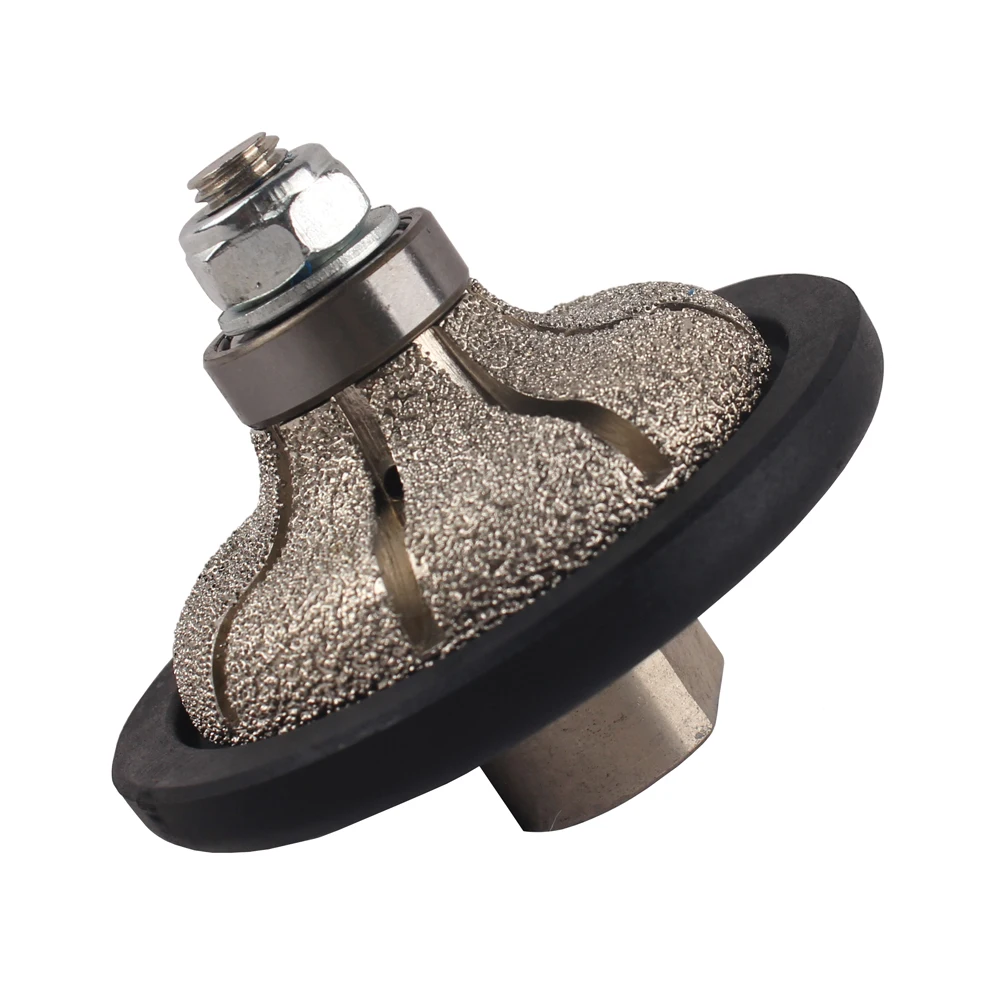 

TLF F Ogee Vacuum Brazed Diamond Hand Profile Wheel for 20 30 mm Granite Marble Stone Edge Grinding
