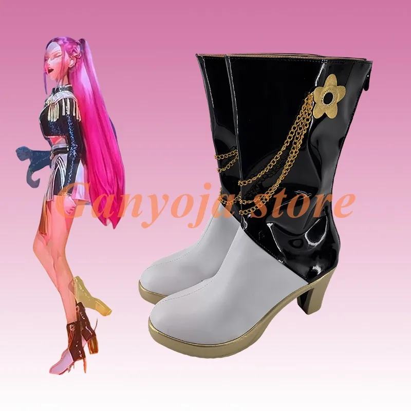 KPop Demon Hunters Rumi Mira Zoey Scarpe Cosplay Scarpe per costumi anime per bambini su misura Stivali