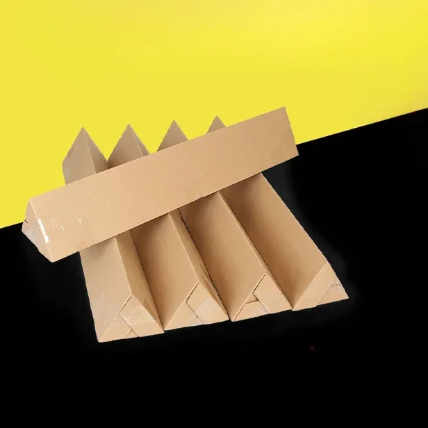 10pcs Triangle Packaging Box Long 3-layer Hard Corrugated Paper Express Cardboard Box Umbrella Fishing Rod Pack Cardboard Boxes