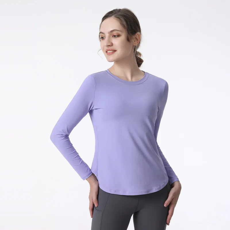 Long Sleeve Yoga Clothes Women 2025 Sportswear Woman Gym Running Blouses Shirts Sports Tops Fitness T-shirt Gym Clothing Workout