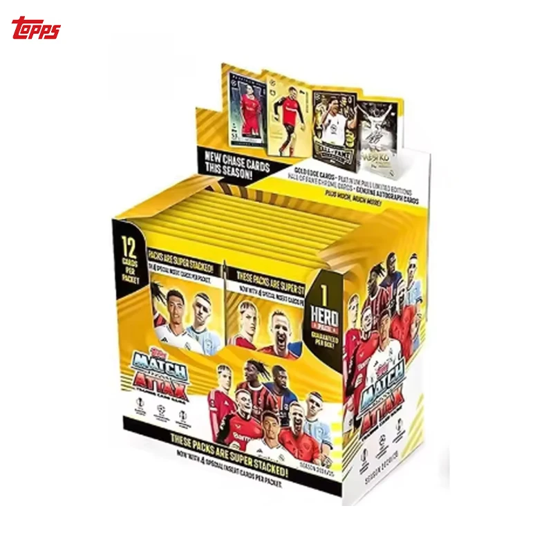 Tarjeta Coleccionable de Fútbol Topps 2024-2025, Contiene 3 Paquetes, 18 Tarjetas, Colección Seek Limited Signature Ballsuperstar