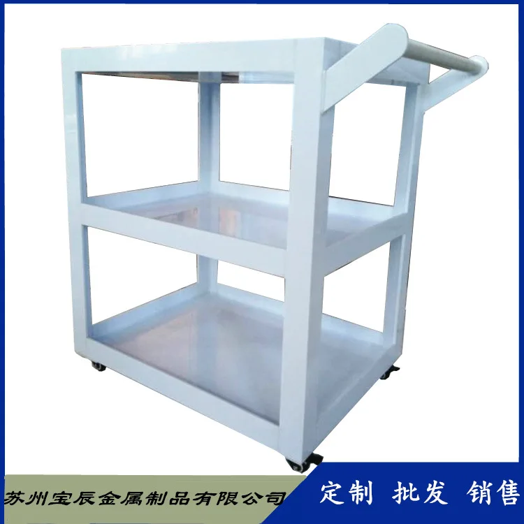 عربة مختبر مقاومة للأحماض والقلويات من مادة البولي بروبيلين #4