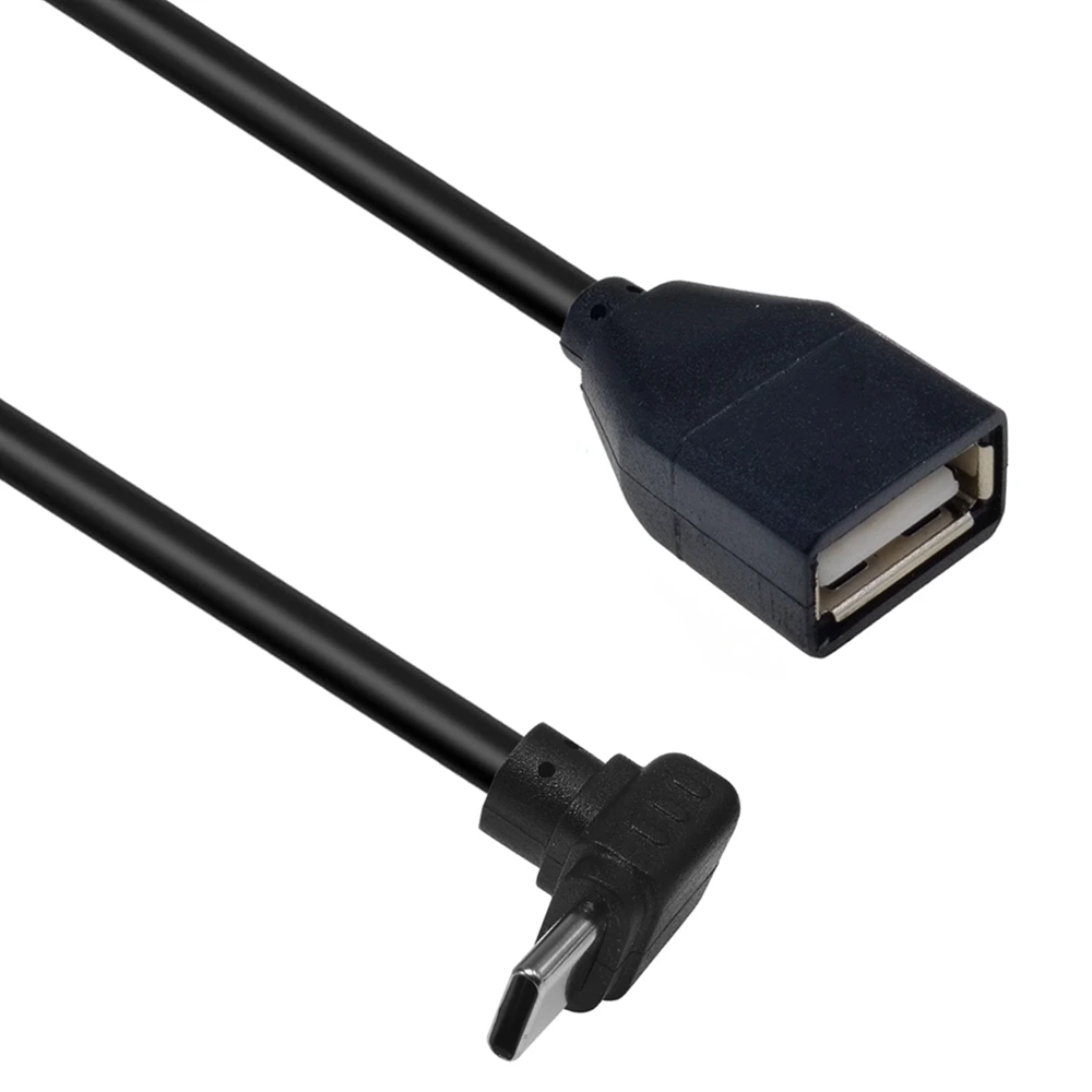 Adaptador de cabo USB tipo C para sincronização de dados, conversor para telefones Android, 25 cm