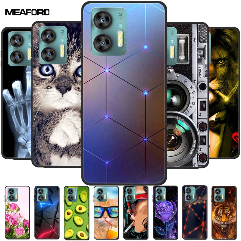 For Oukitel C36 / C35 Case Fashion Silicone Soft TPU Black Protector Cases for Oukitel C35 Cover Fundas Capas OukitelC36 C 35 36