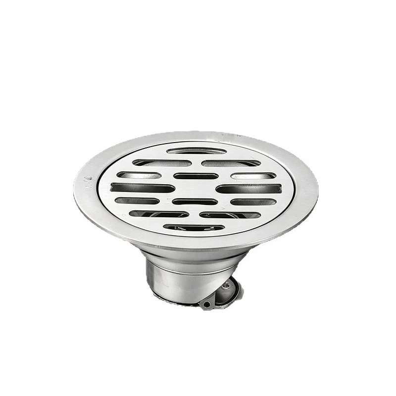 Round Shower Drain Thick SUS 304# Stainless Steel Floor Drain Ordinary Bathroom Toilet Kitchen Balcony Dedicated To prevent odor