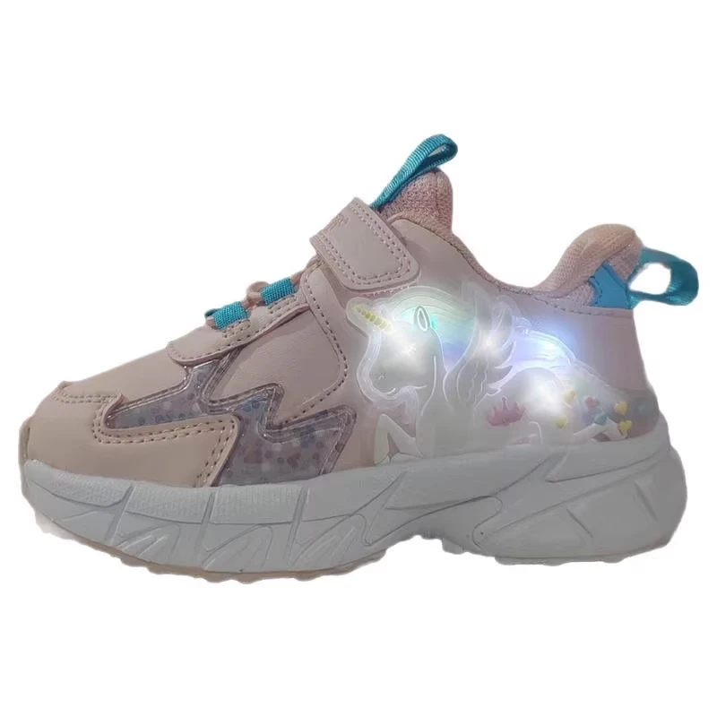 Dilong Dinosaur Children's Shoes Autumn and Winter New Boys' Light-Up Sports Shoes Outdoor Shoes for Little Boys and Elementary