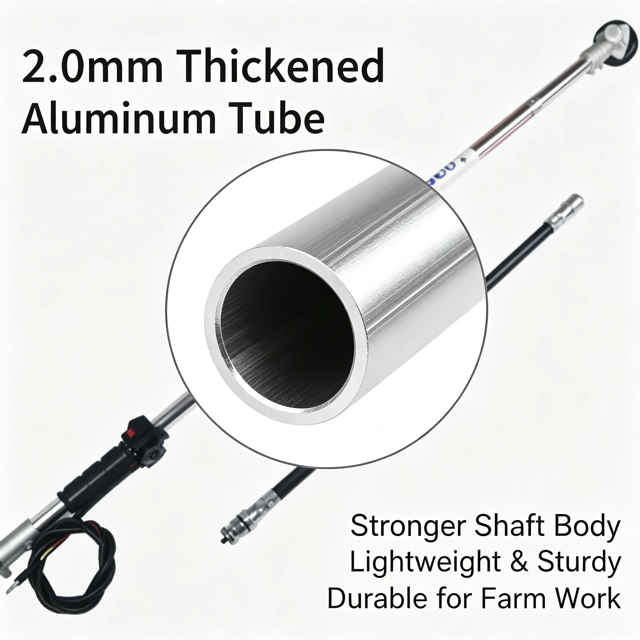 Garden Work Rod Pole Full Set of Hanging Type Backpack Type Thickened Lawn Mower Accessories