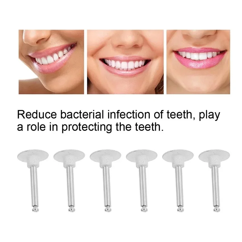 6 قطعة مجموعة رأس تلميع الأسنان أداة طب الأسنان أسنان رأس مطحنة لآلة تبييض الأسنان الأقواس لملحقات طب الأسنان