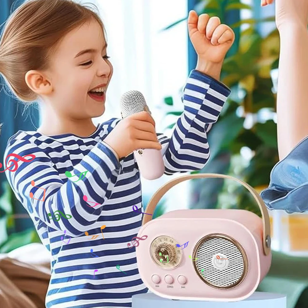 Bezprzewodowy głośnik do karaoke Bezprzewodowy mikrofon Bluetooth Domowy aparat do karaoke KTV Przenośny mini głośnik Bluetooth