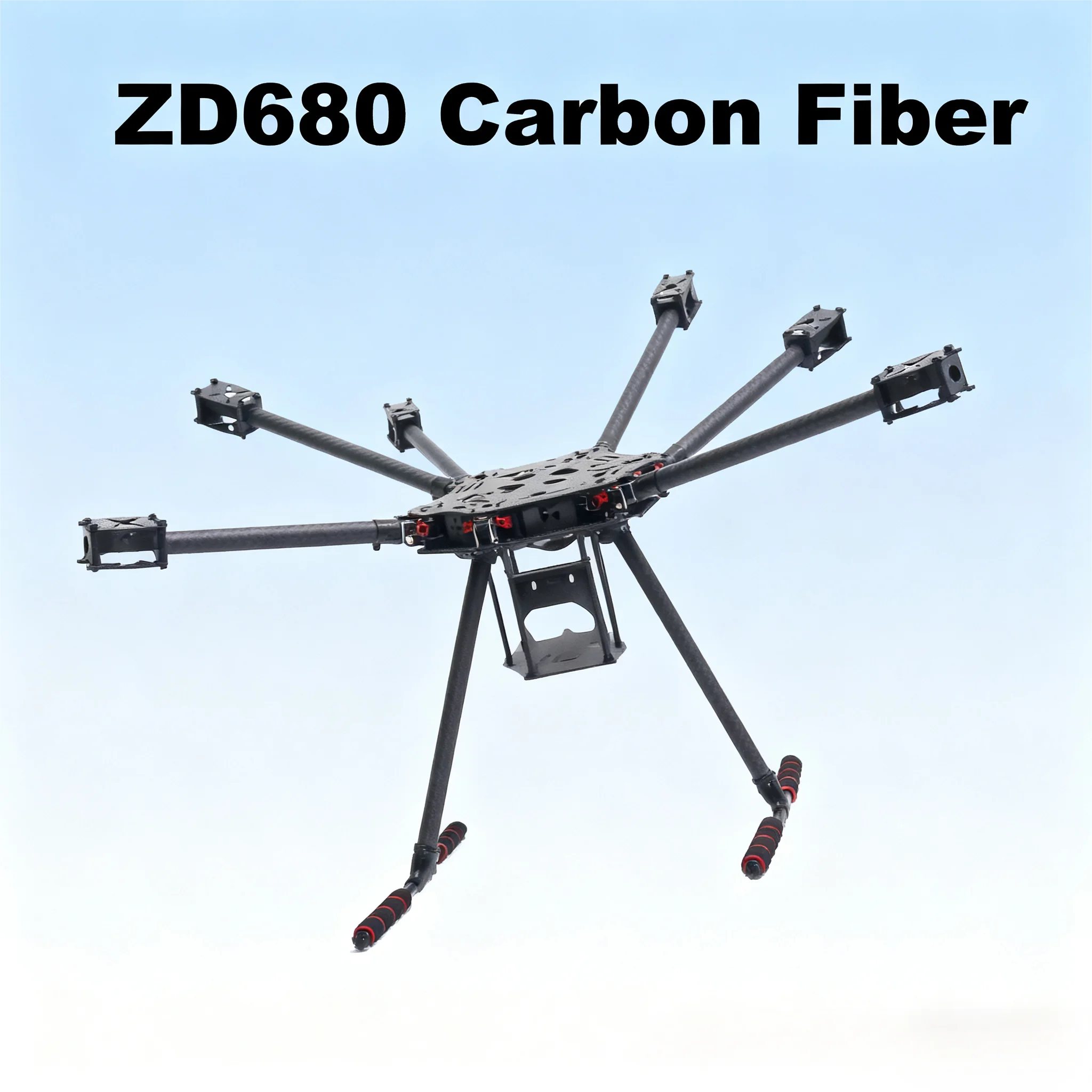 

Rctosky ZD680 6C PRO M9N Полностью углеродное волокно, шестиротор, складной рычаг, комплект рамы для гексакоптера PIXHAWK с несъемным шасси