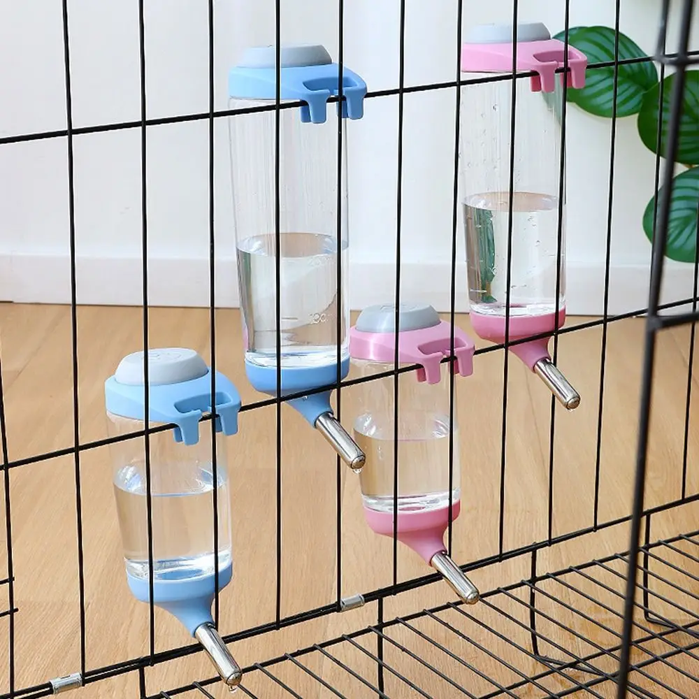 Fonte de água potável automática, Alimentador suspenso, Garrafa para Pet, Cão, Cobaia, Esquilo, Coelho, Lamber, 350 ml, 500ml