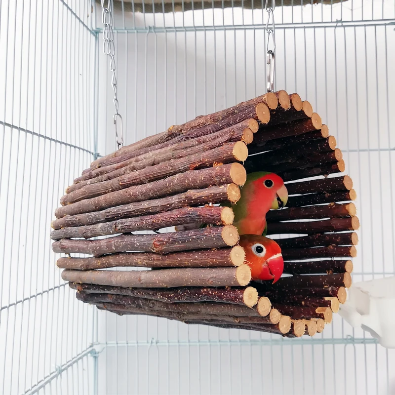 oywj  Bird nest, bird toys, parrot toy supplies, parrot swing rings, bird cage toys, climbing