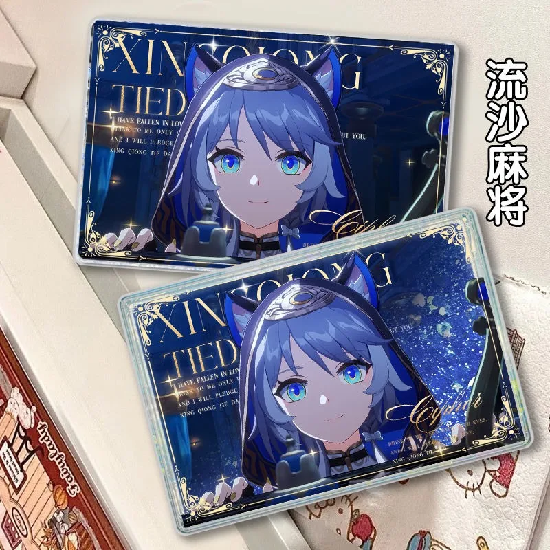 Jeu d'anime Honkai: Star Rail chiffre Cifera Cosplay acrylique sable coulant Mahjong Souvenir cadeau