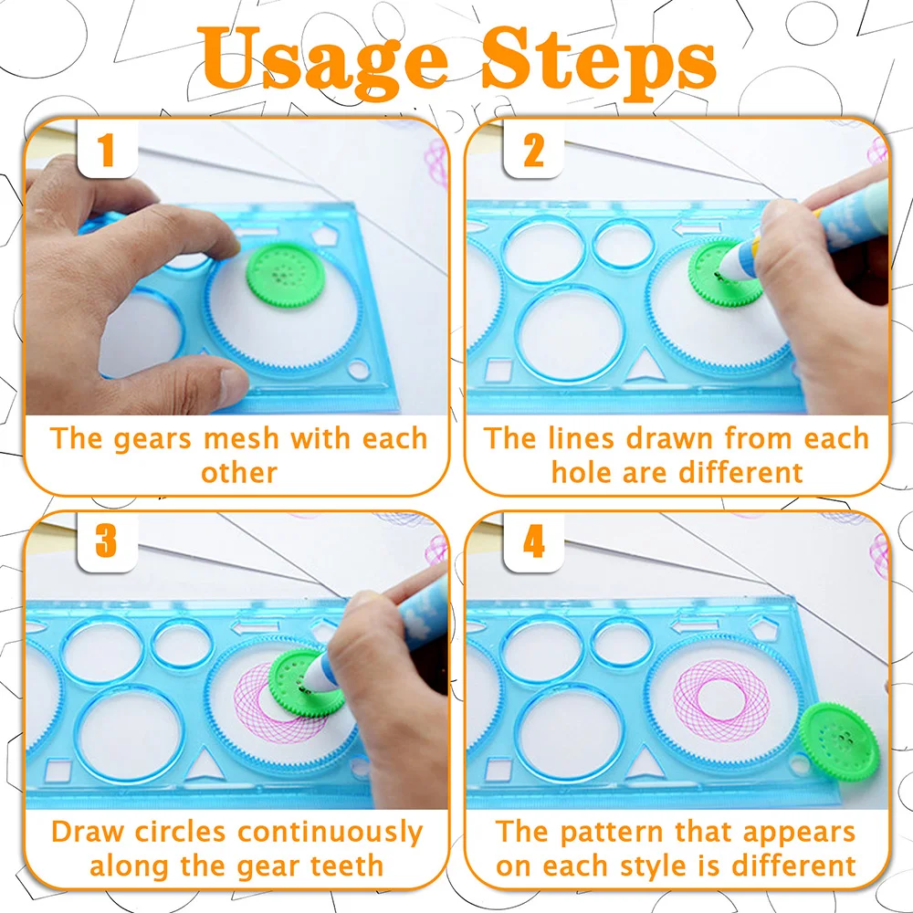 مجموعة استنسل رسم مكونة من 13 قطعة للطلاب، قوالب استنسل رسم بلاستيكية لمشاريع فنية مدرسية للحرف اليدوية، مجلة #5