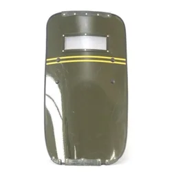 Security Shield Anti-Riot Shield Army Green PC Rectangular Shield Protective Equipment