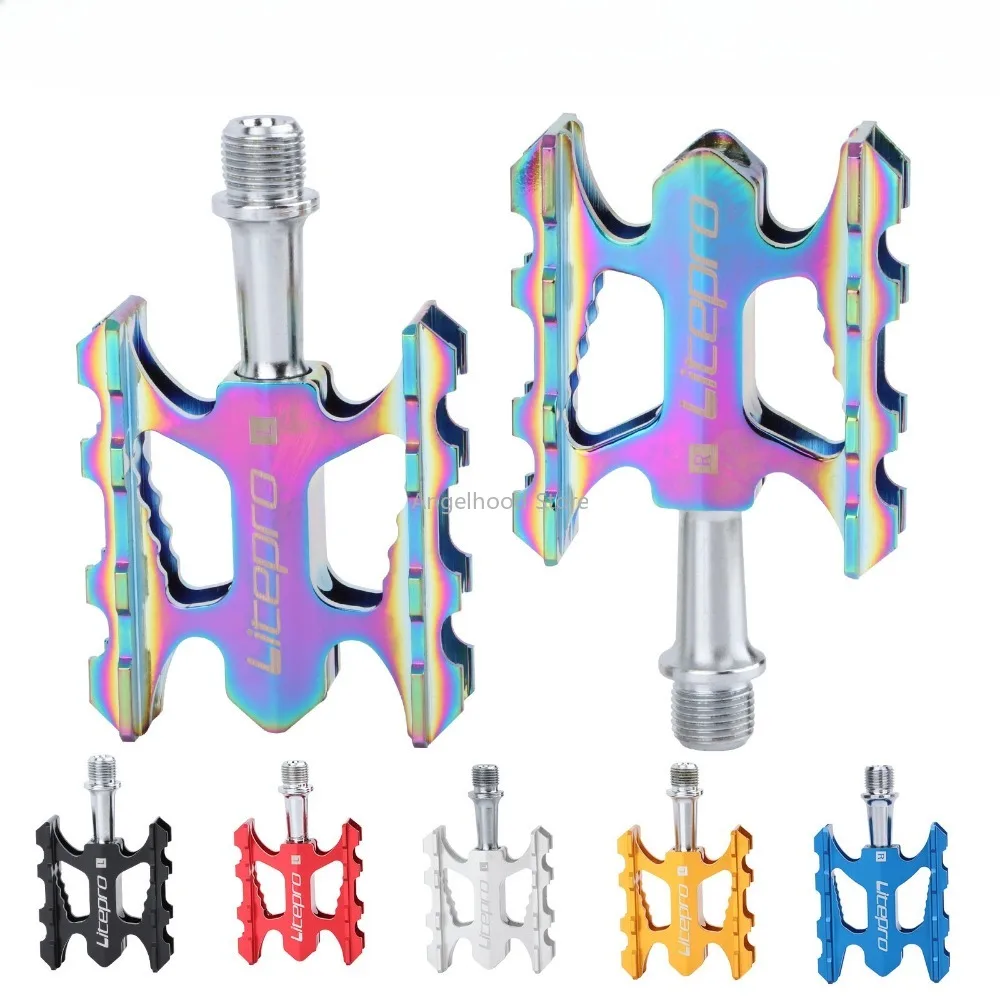 

LITEPRO Ultra-light Folding Bike Pedals Aluminum Alloy K3 Bicycle Pedals Mountain Road Bike DU Bearing Pedals Accessories