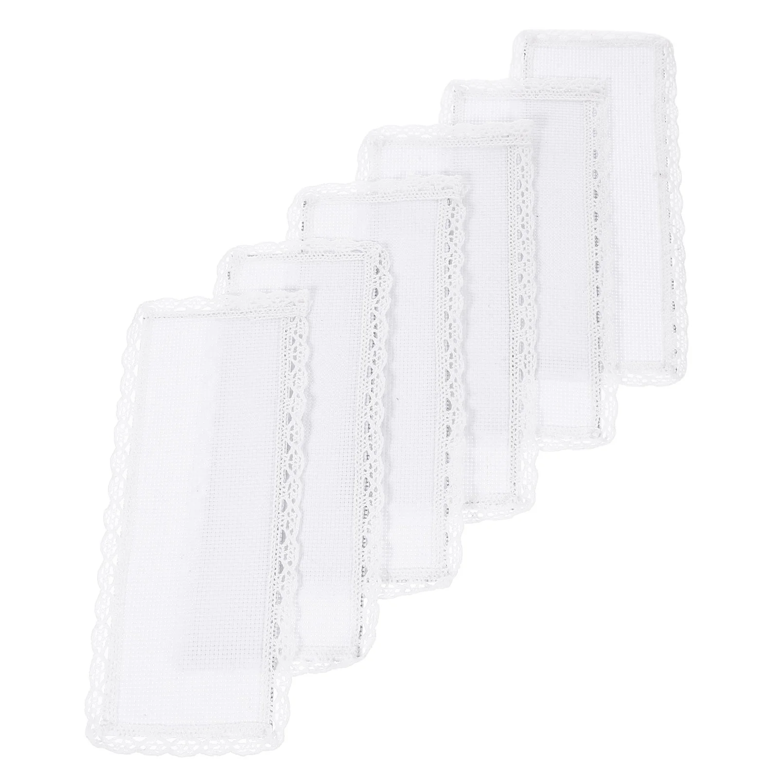 10 pçs kits de ponto cruz para adultos marcador marcadores tecido costura diy strass branco espaços inacabados estudante