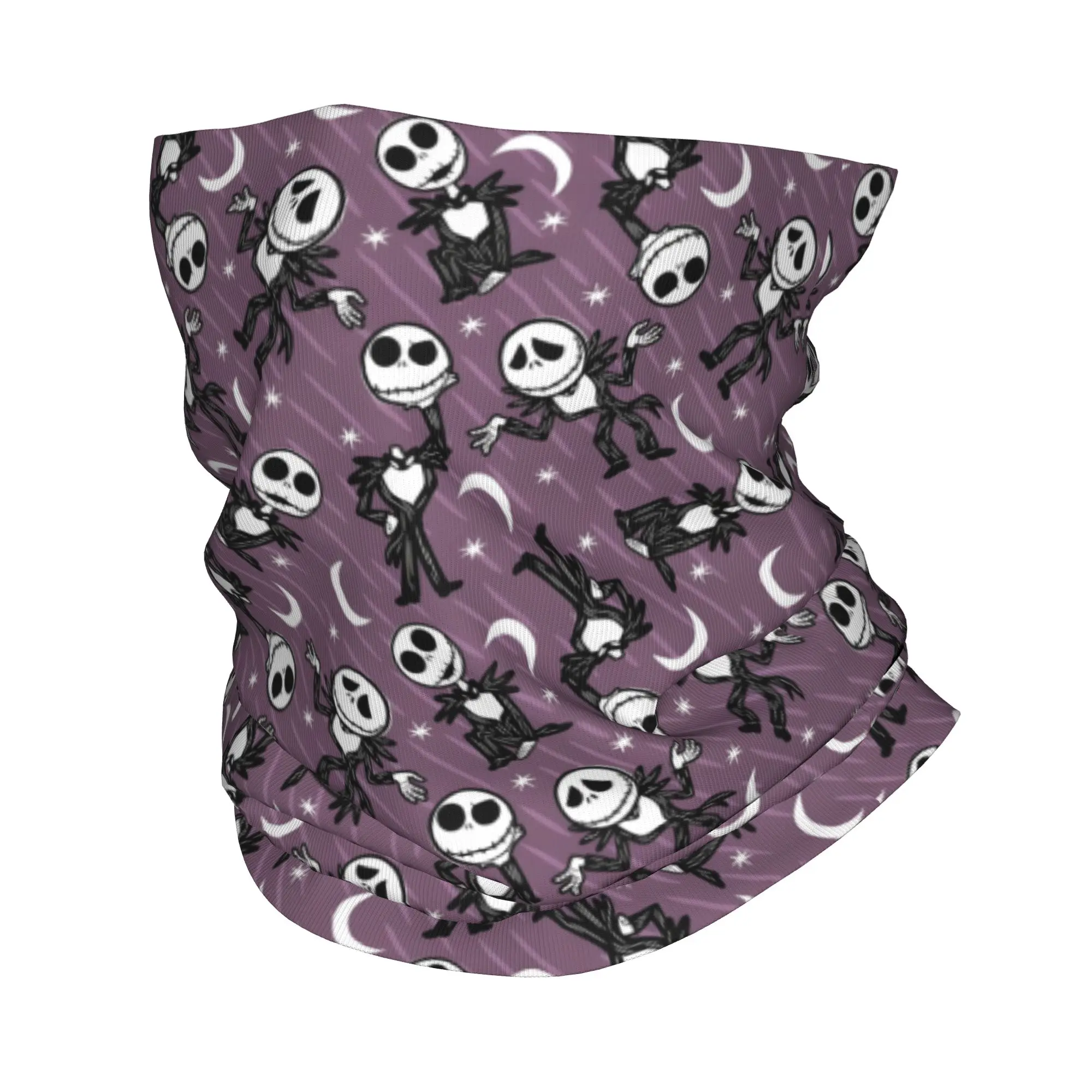 Custom N-Nightmares B-Befores C-Christmas Bandana Neck Warmer Winter Ski Tube Scarf Gaiter J-Jacks S-Skeletons Face Cover
