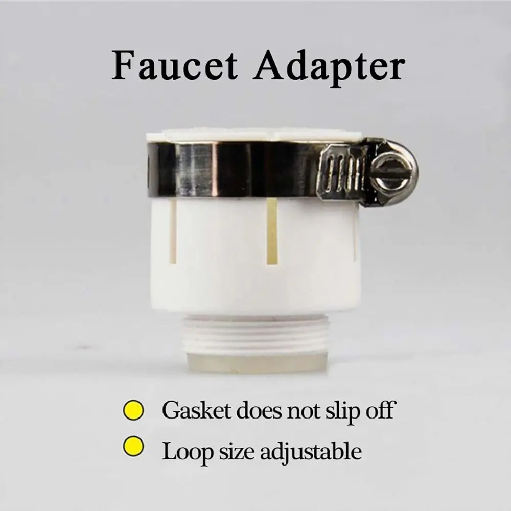 1Set Booster Nozzle Extender 360 Degree Faucet Anti Splash Head Universal Rotating Bubbler Bathroom Kitchen Tools Dual Mode
