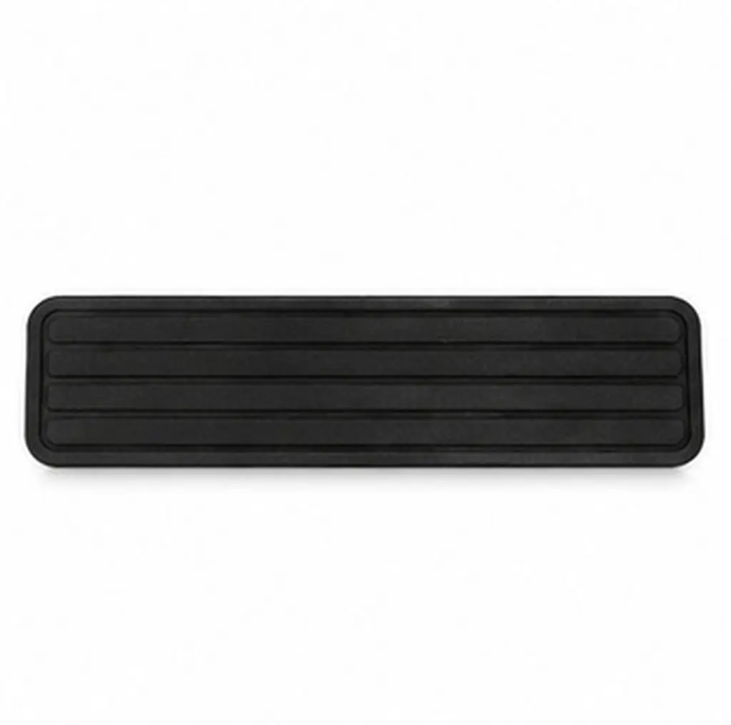 Forklift Rubber Accelerator Pedal Pad Heavy Duty Anti Slip Brake Clutch Cover Oil Weather Resistant Easy Installation