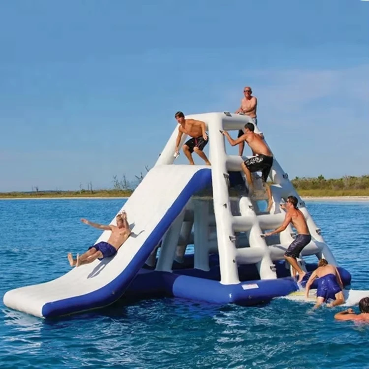 Giant Floating Sports for Sale Outdoor Tower Commercial Inflatable Equipment Used Water Park Nip Slips Amusement Park