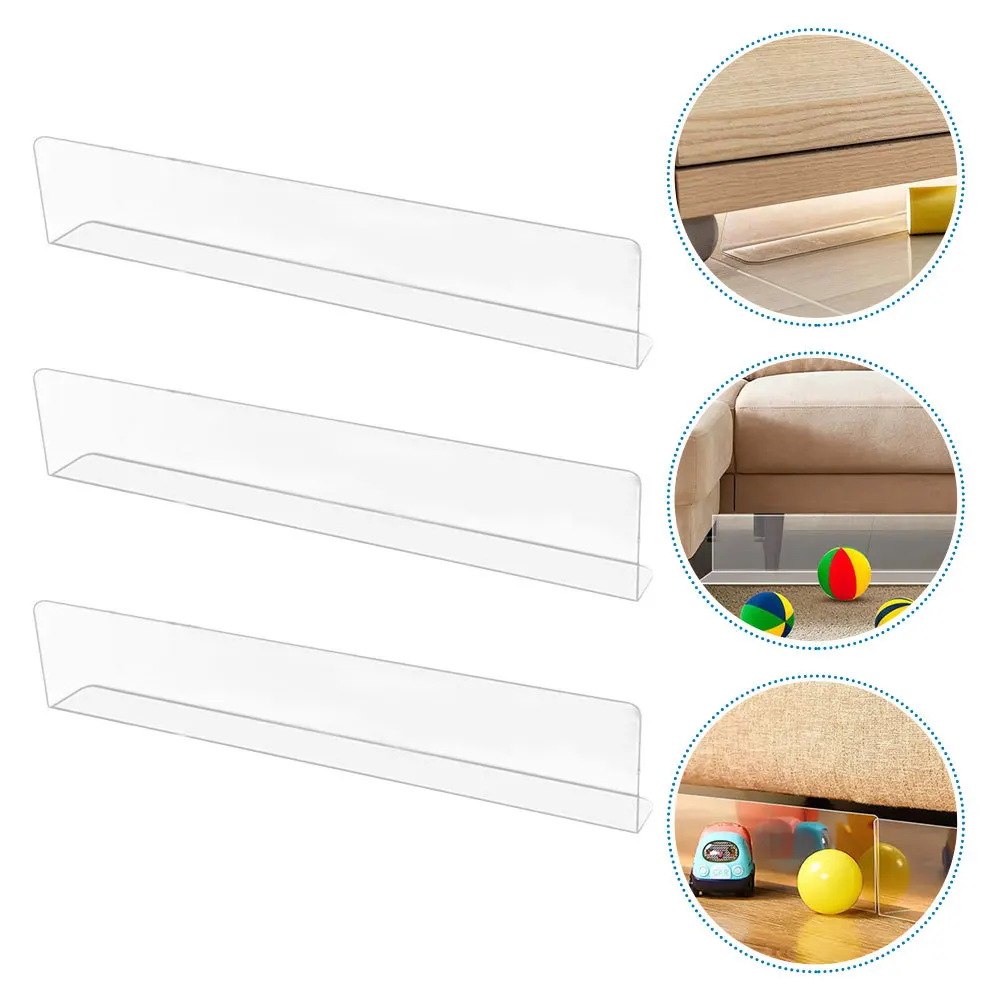 5 قطعة مصد بولي كلوريد الفينيل واضح تحت الأثاث مانع لأريكة تتحول لسرير الفجوات الغبار القط المنزل استخدام حافة ناعمة متعددة الوظائف #5