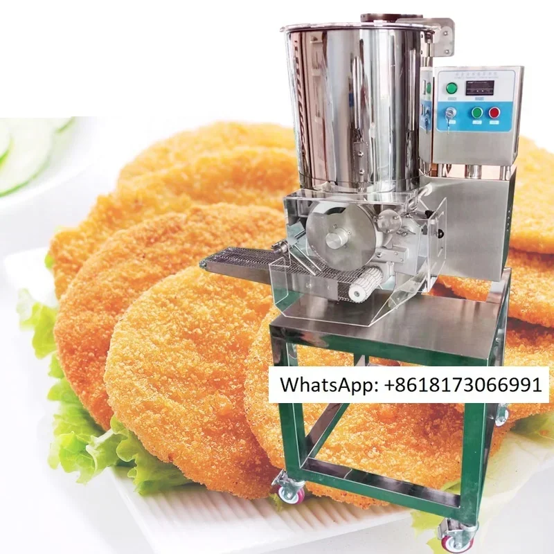 Commercial hamburger patty manufacturer machine paper pasting function