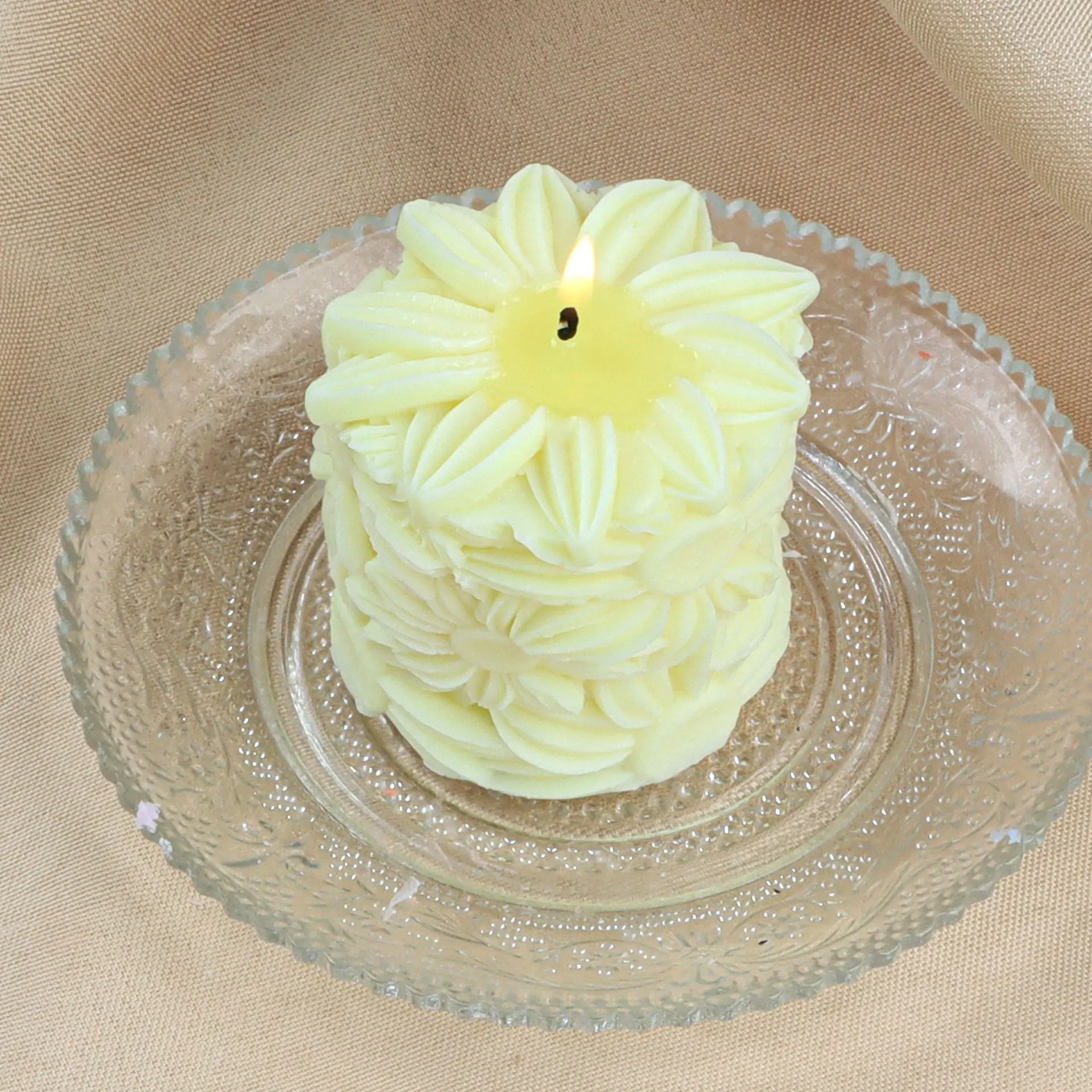 Geprägte Chrysantheme Spalte Silikon Kerze Formen Geometrische Blume Duft Seife Form DIY Harz Epoxy Gips Formen Party Decor