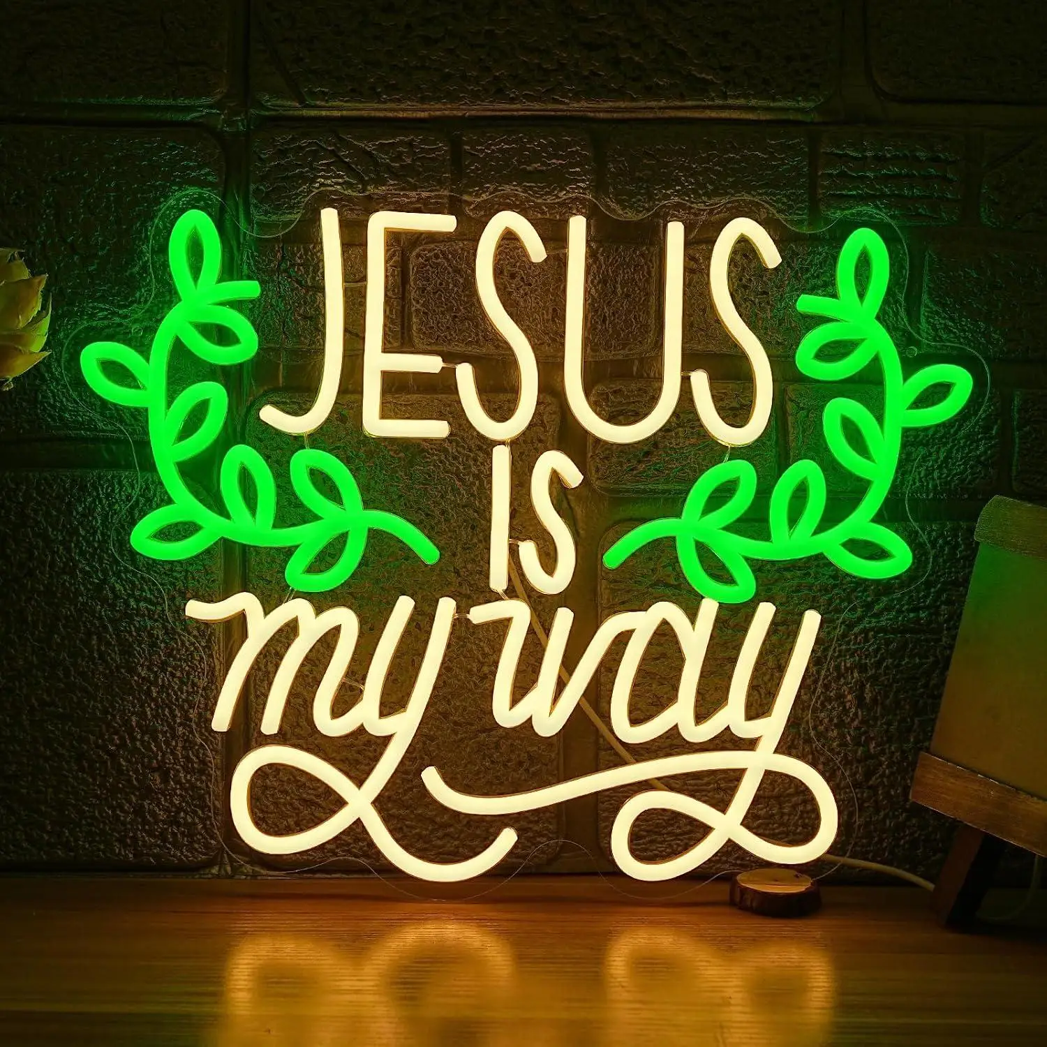 enseigne-neon-«-jesus-est-mon-chemin-»-avec-lumiere-led-usb-a-intensite-variable-pour-eglise-chambre-evenement-a-theme-chretien-mariage-decoration-murale-professionnelle
