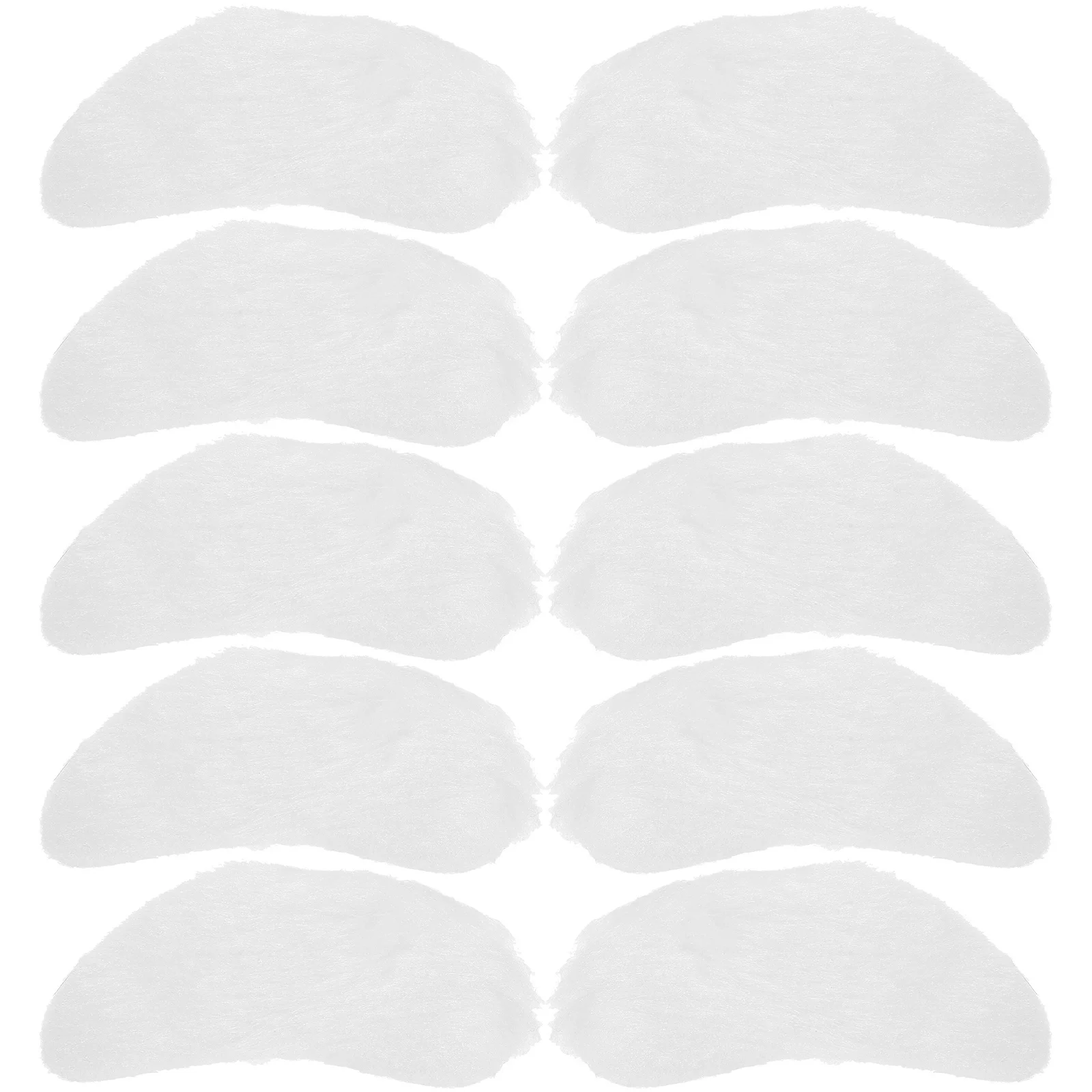 

8Pairs Christmas Santa Eyebrows Fake Eyebrow Prop Lightweight Comfortable for Carnival Cosplay Decoration Photo Booth Accessory