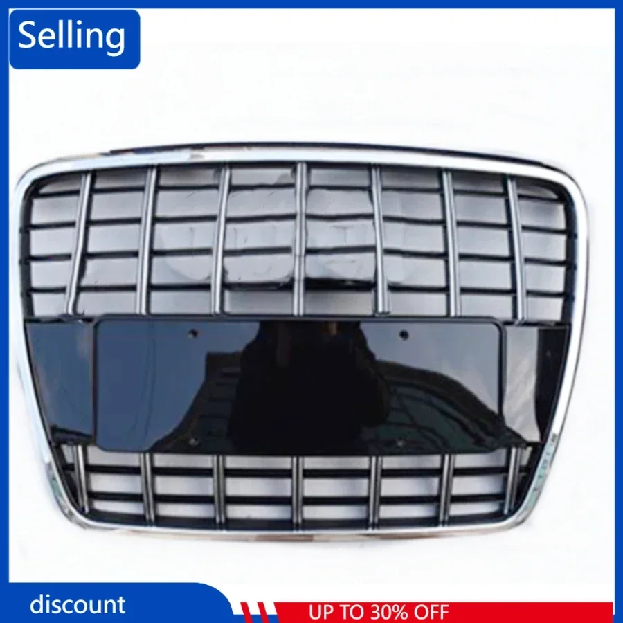 

Car Front Grille For S6 Style Front Bumper Grille Mesh Hood Grill Grille Chrome Black for A6 C6 S6 4F SFG 05-11 car-styling fast